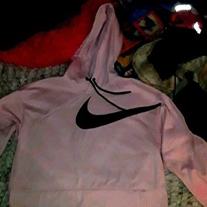 pink Nike hoodie